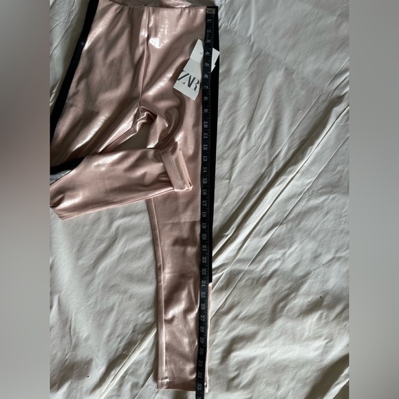 ZARA Girls Metallic Leggings - Picture 8 of 9